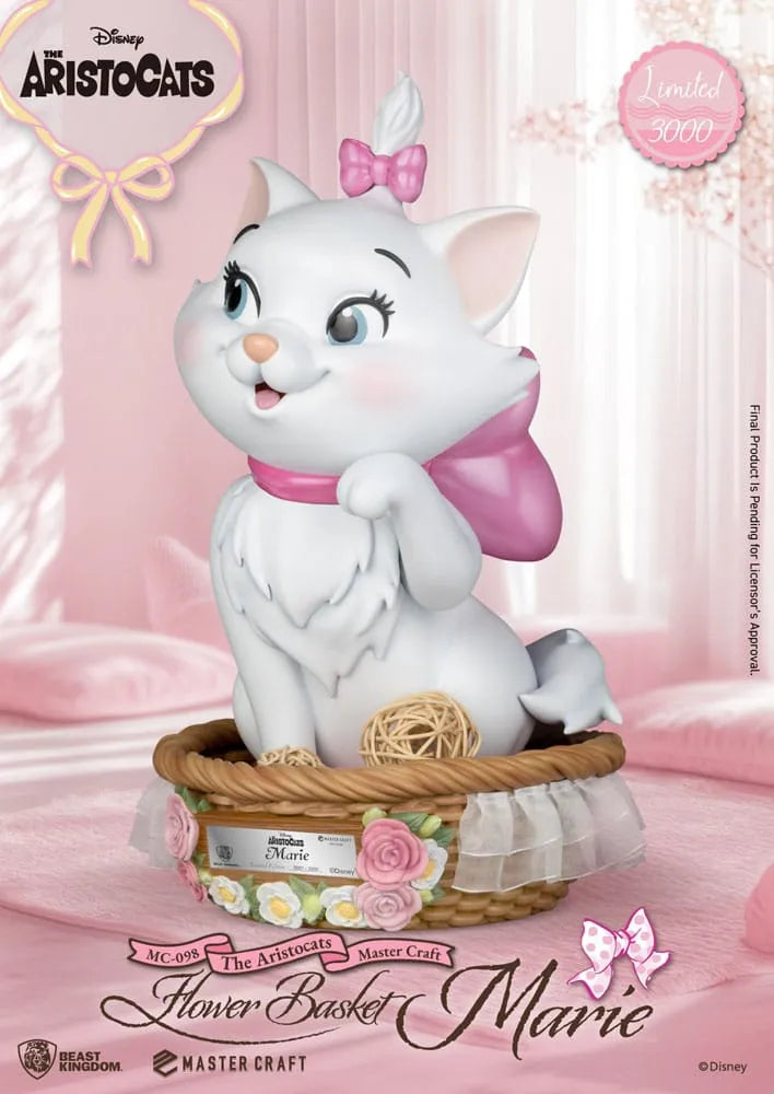 Aristocats Master Craft Statue Flower Basket Marie 32 cm - Smalltinytoystore