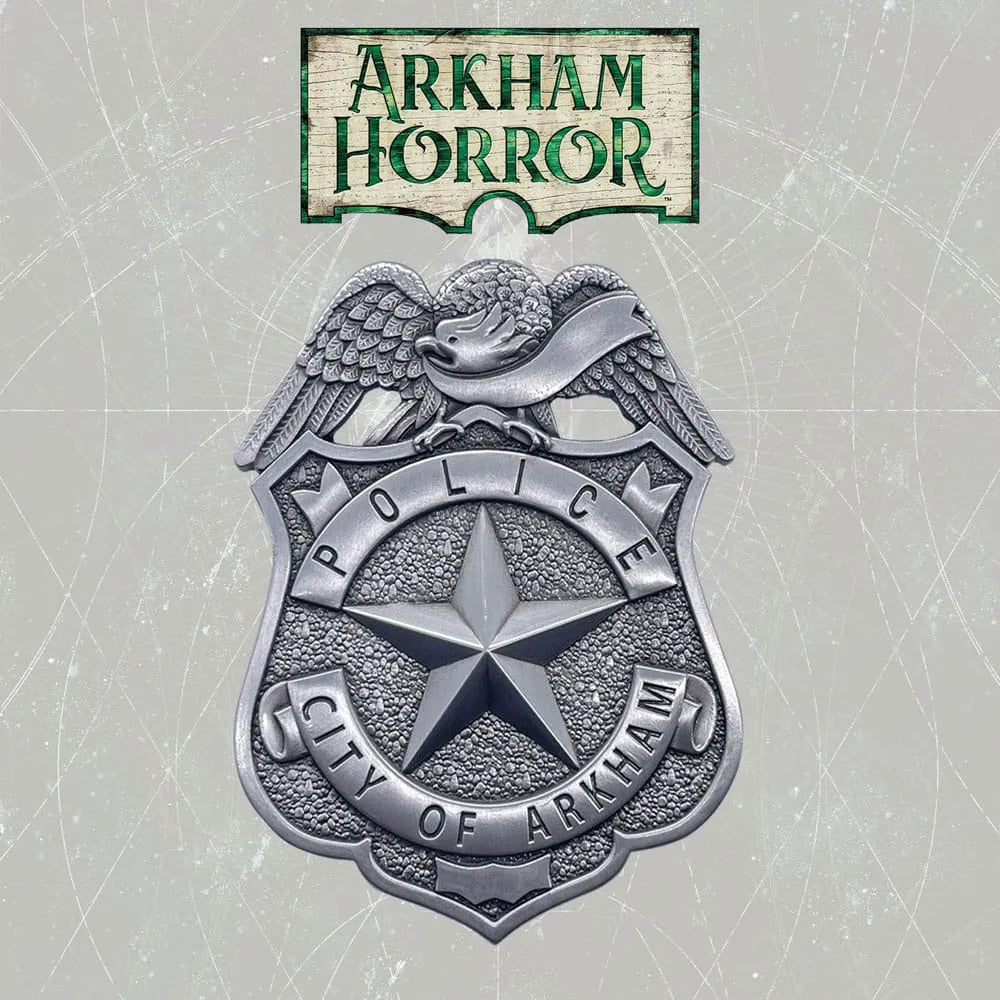 Arkham Horror Replik Police Badge Limited Edition - Smalltinytoystore