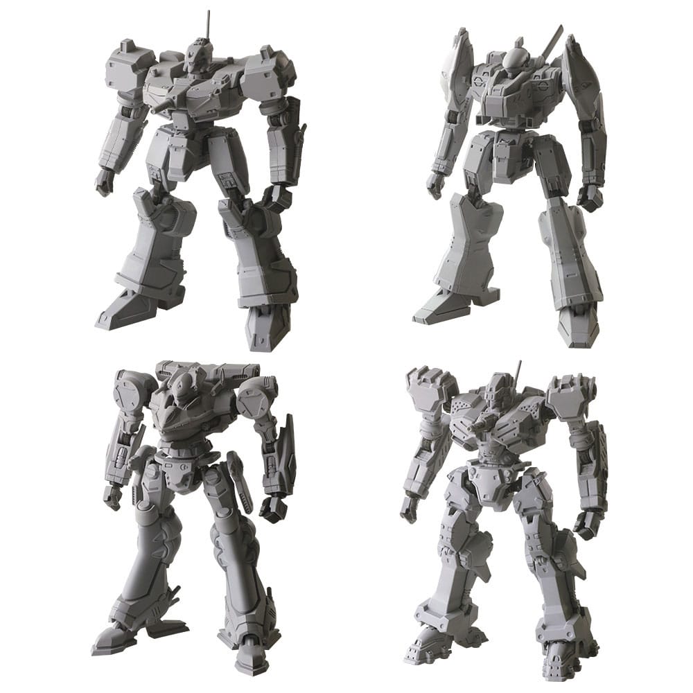 Armored Core Structure Arts Plastic Model Kits 4er-Pack Series 1 - Smalltinytoystore