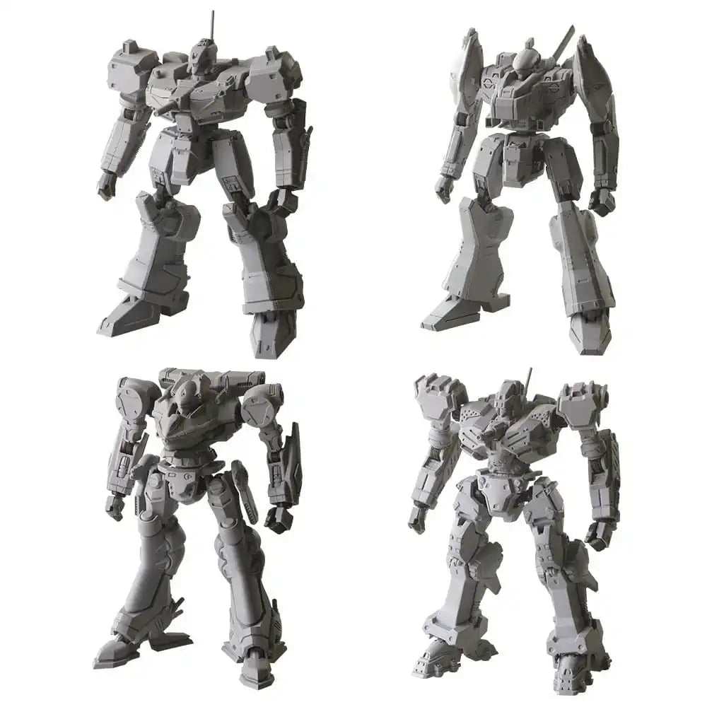 Armored Core Structure Arts Plastic Model Kits 4er-Pack Series 1 - Smalltinytoystore