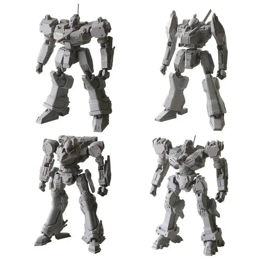 Armored Core Structure Arts Plastic Model Kits 4er-Pack Series 1 - Smalltinytoystore