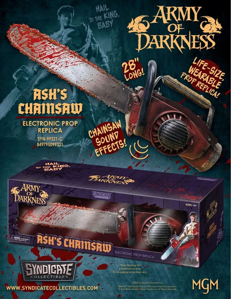 Army of Darkness Prop Replik 1/1 Ash's Kettensäge 71 cm - Smalltinytoystore