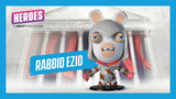 Assassin's Creed / Raving Rabbids Ubisoft Heroes Collection Chibi Figur Rabbid Ezio 10 cm - Smalltinytoystore