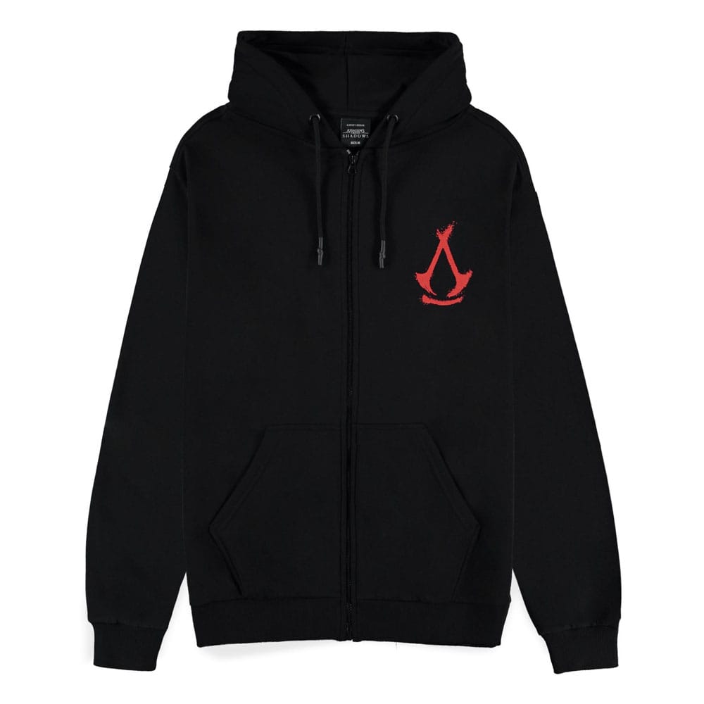 Assassin´s Creed Shadows Kapuzenjacke mit Reißverschluß Two Tone Kanji Größe M - Smalltinytoystore