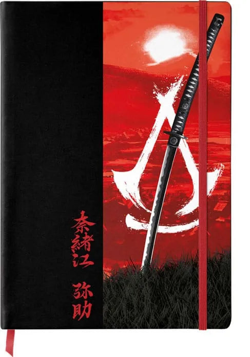 Assassin´s Creed Shadows Notizbuch A5 Katana Sun - Smalltinytoystore