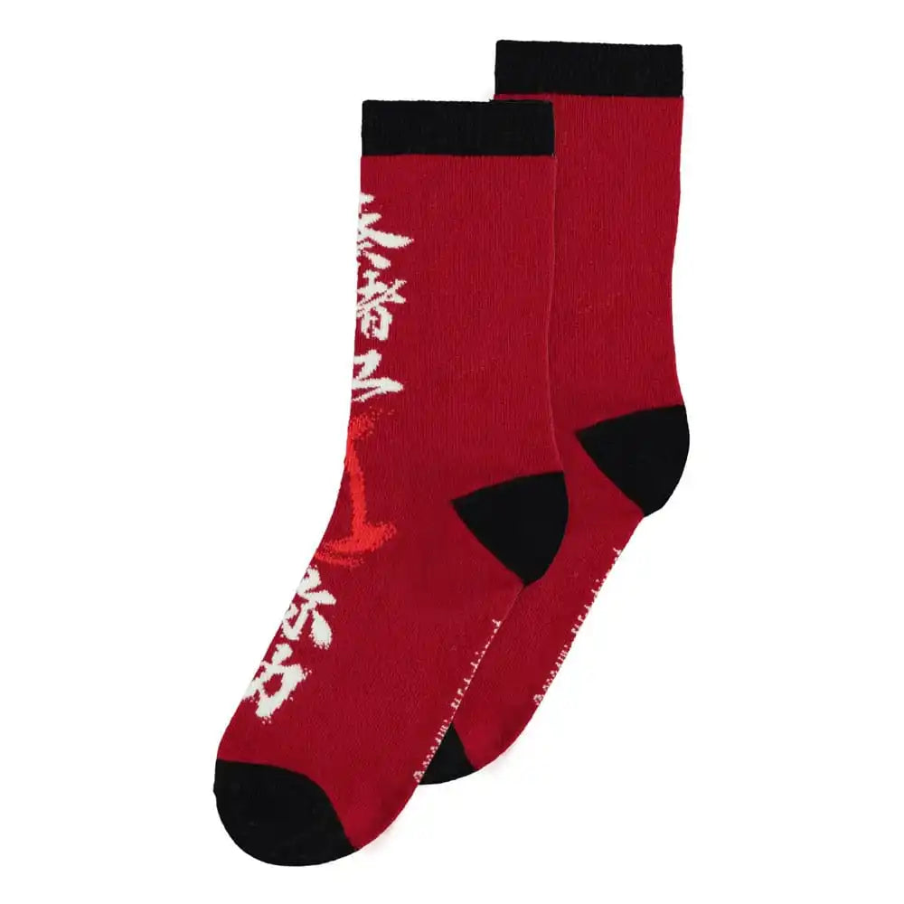 Assassin´s Creed Shadows Socken 3er-Pack Crew 35-38 - Smalltinytoystore
