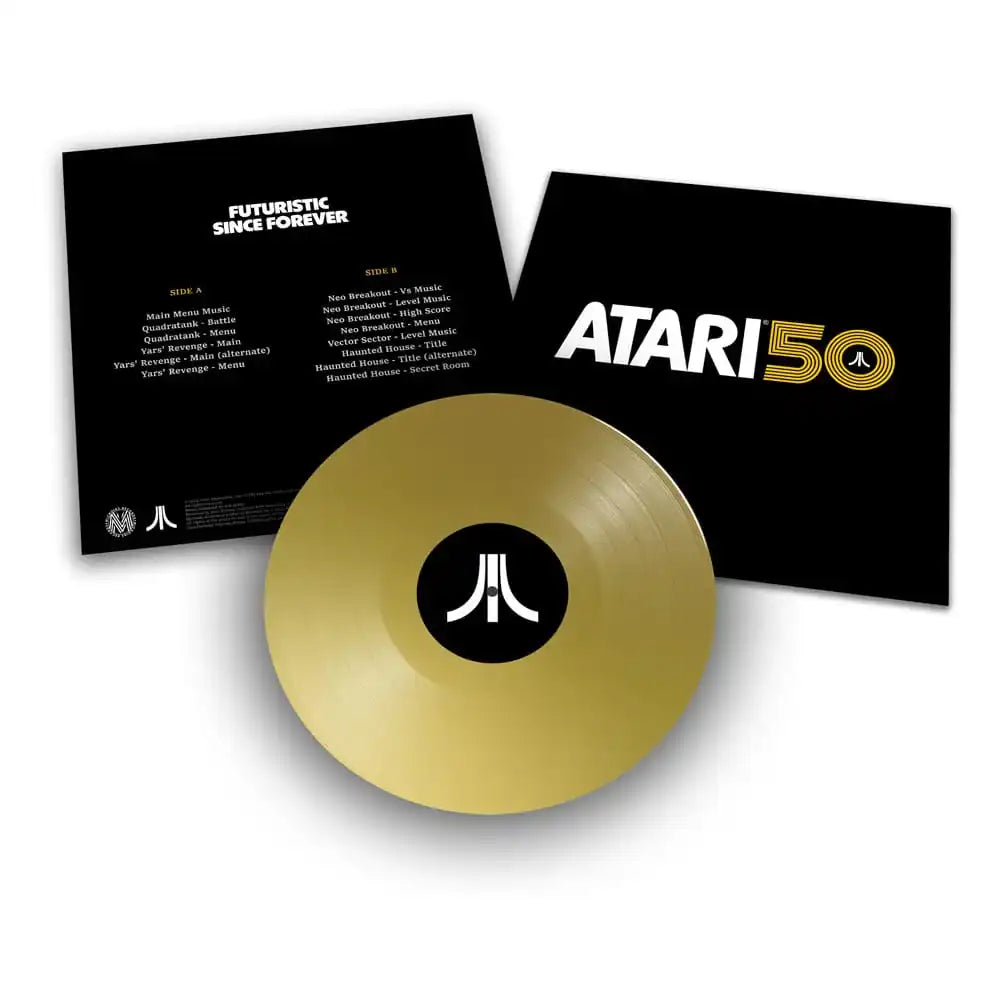 Atari 50 Anniversary Soundtrack Vinyl Vol. 1 Gold - Smalltinytoystore
