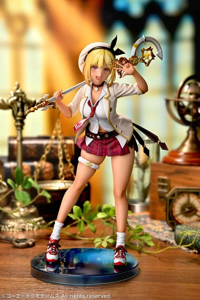 Atelier Resleriana: Forgotten Alchemy and the Polar Night Liberator PVC Statue 1/7 Ryza: Resleriana Academy Ver. 25 cm - Smalltinytoystore