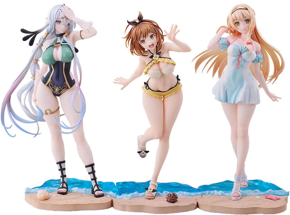 Atelier Ryza: Ever Darkness & the Secret Hideout PVC Statuen 3er-Set 1/7 Ryza, Klaudia, Lila: Swimsuit Ver. - Smalltinytoystore