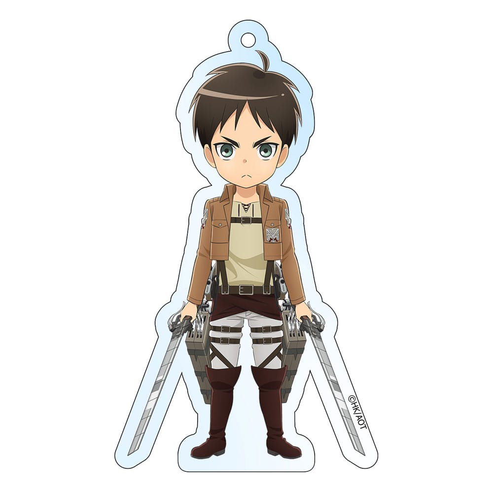 Attack on Titan Acryl Schlüsselanhänger Eren Holographic 8 cm - Smalltinytoystore