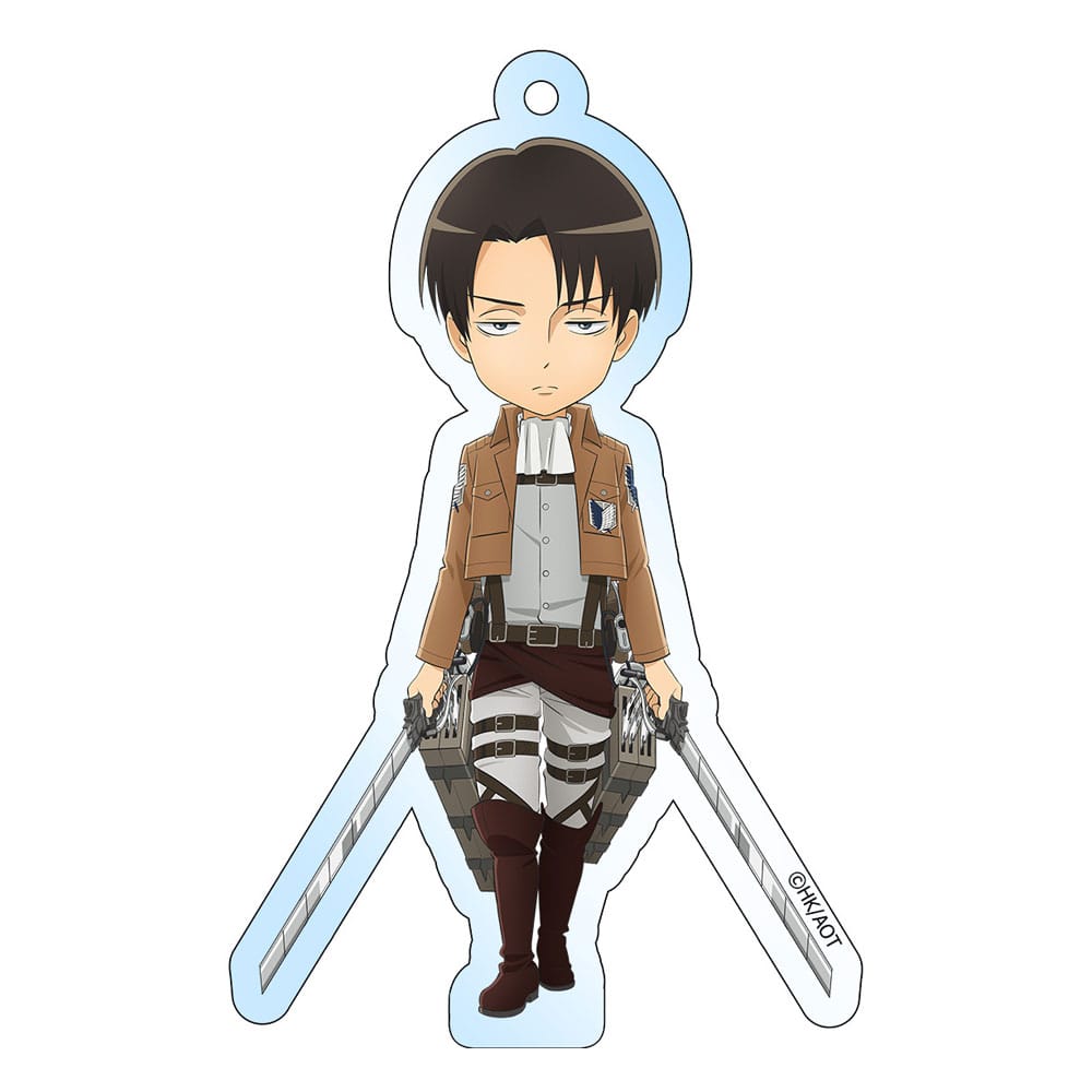 Attack on Titan Acryl Schlüsselanhänger Levi Holographic 8 cm - Smalltinytoystore