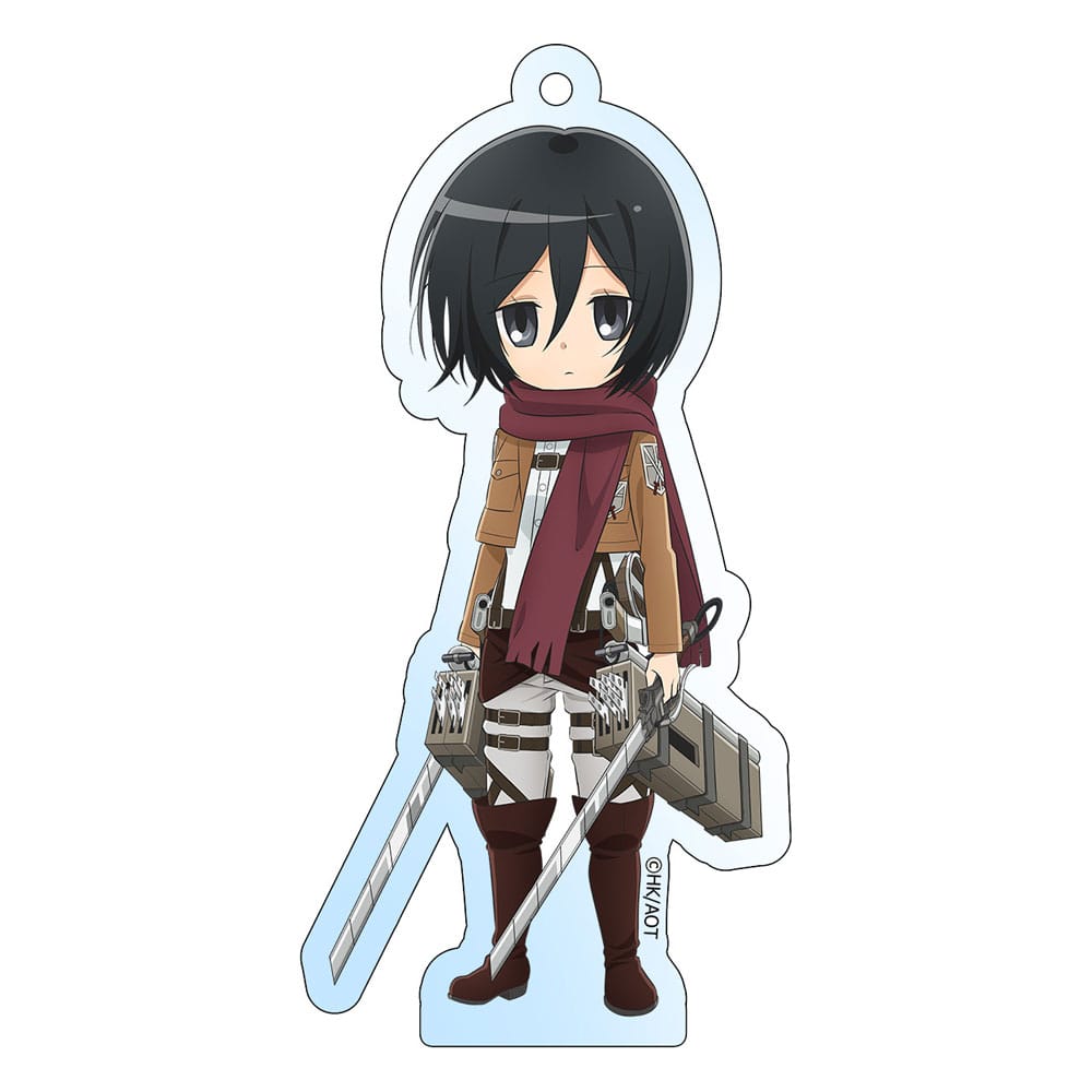 Attack on Titan Acryl Schlüsselanhänger Mikasa Holographic 8 cm - Smalltinytoystore