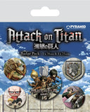 Attack on Titan Ansteck-Buttons 5er-Pack Season 3 - Smalltinytoystore