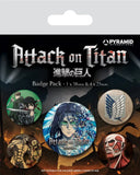 Attack on Titan Ansteck-Buttons 5er-Pack Season 4 - Smalltinytoystore