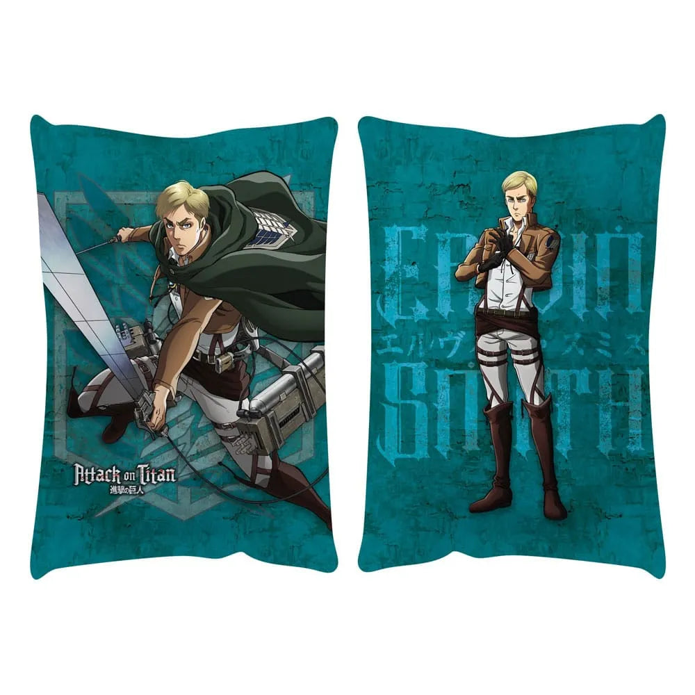 Attack on Titan Kissen Erwin Smith 50 x 35 cm - Smalltinytoystore