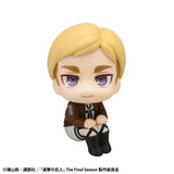 Attack on Titan Look Up PVC Statuen Hange Zoe & Erwin Smith (with gift) 11 cm