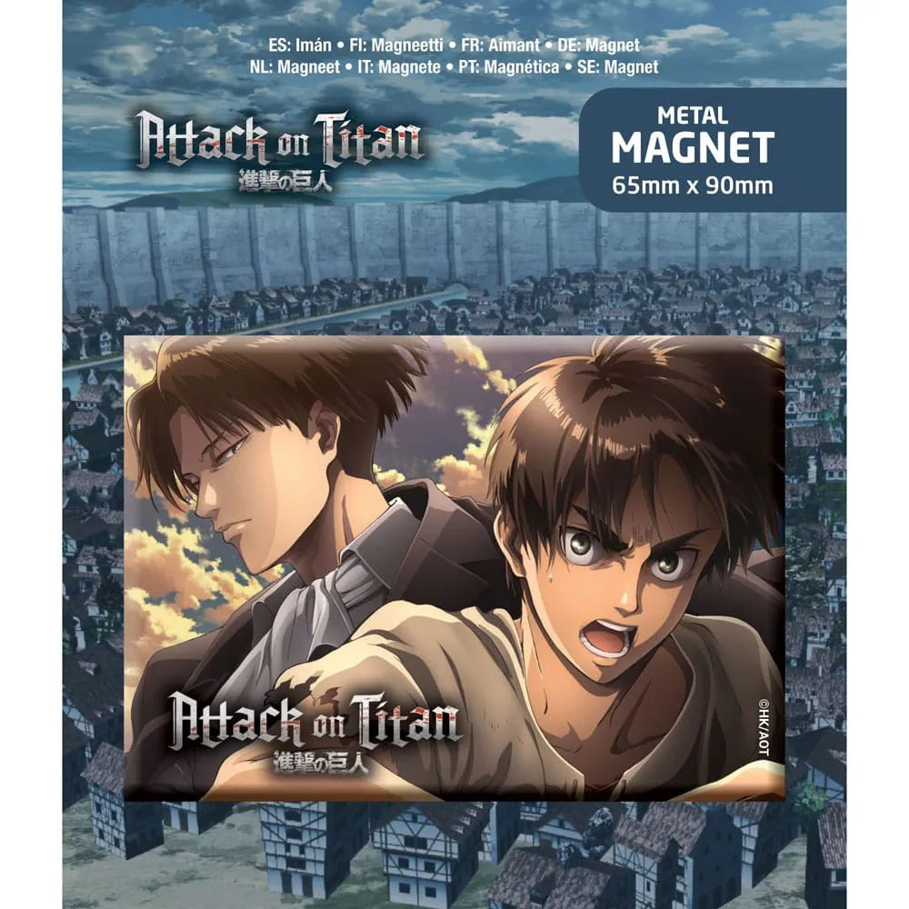 Attack on Titan Magnet Eren & Levi - Smalltinytoystore