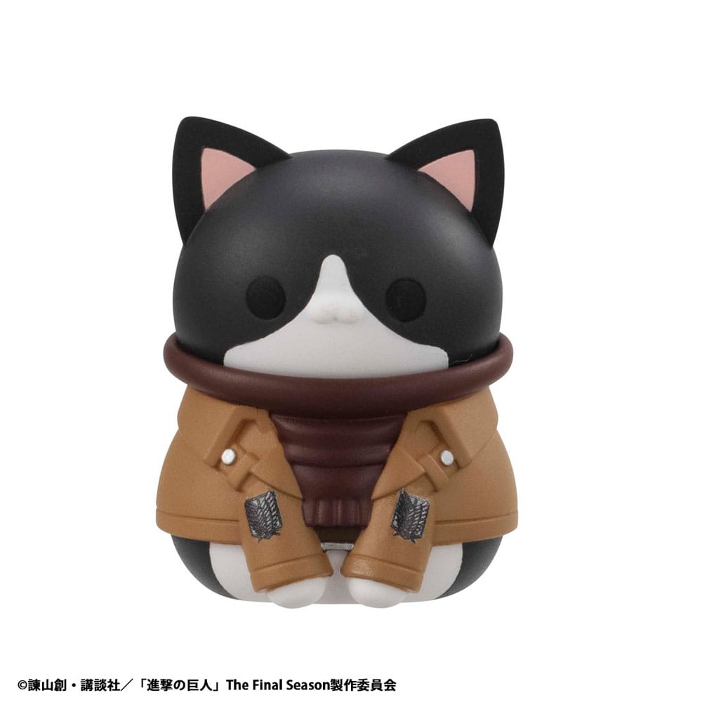 Attack on Titan Mega Cat Project Attack on Tinyan Sammelfiguren Gathering Scout Regiment danyan! 3 cm Sortiment (8) - Smalltinytoystore