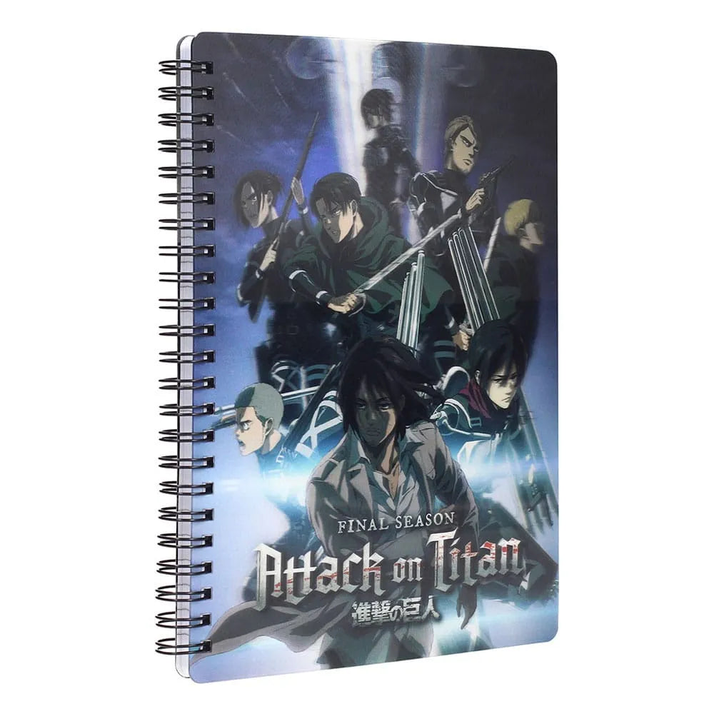 Attack on Titan Notizbuch mit 3D-Effekt Group - Smalltinytoystore