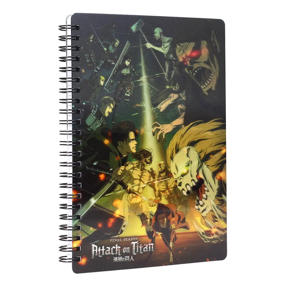 Attack on Titan Notizbuch mit 3D-Effekt Struggle - Smalltinytoystore