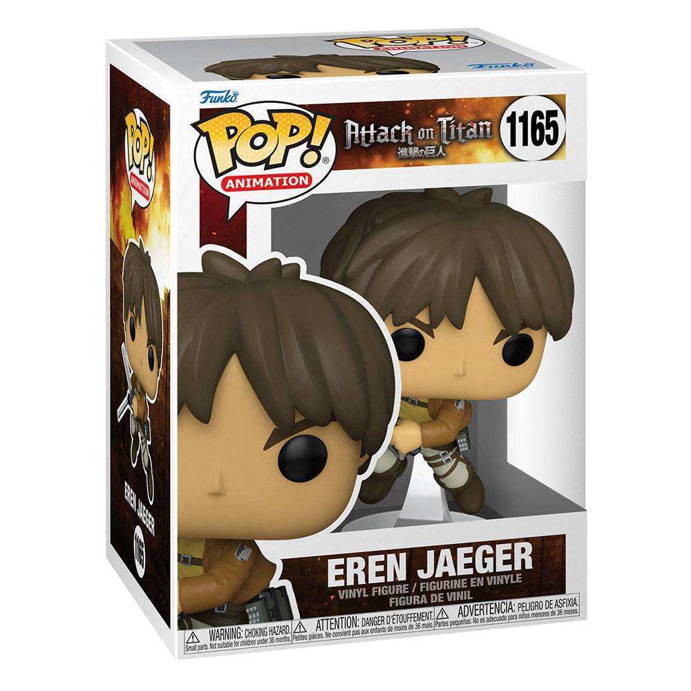 Attack on Titan POP! Animation Vinyl Figur Eren Yeager 9 cm - Smalltinytoystore