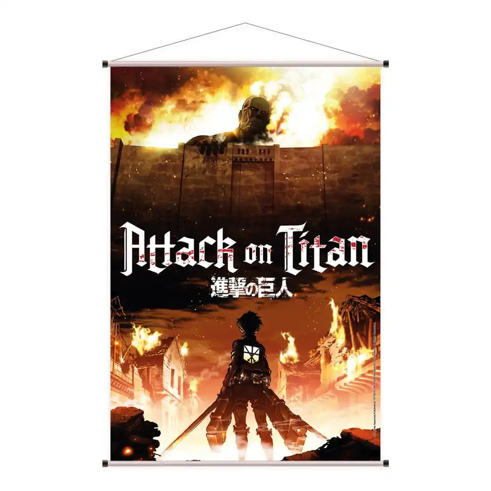Attack on Titan Wandrolle Colossal Titan 60 x 90 cm - Smalltinytoystore