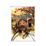 Attack on Titan Wandrolle Eren, Mikasa & Armin 60 x 90 cm - Smalltinytoystore