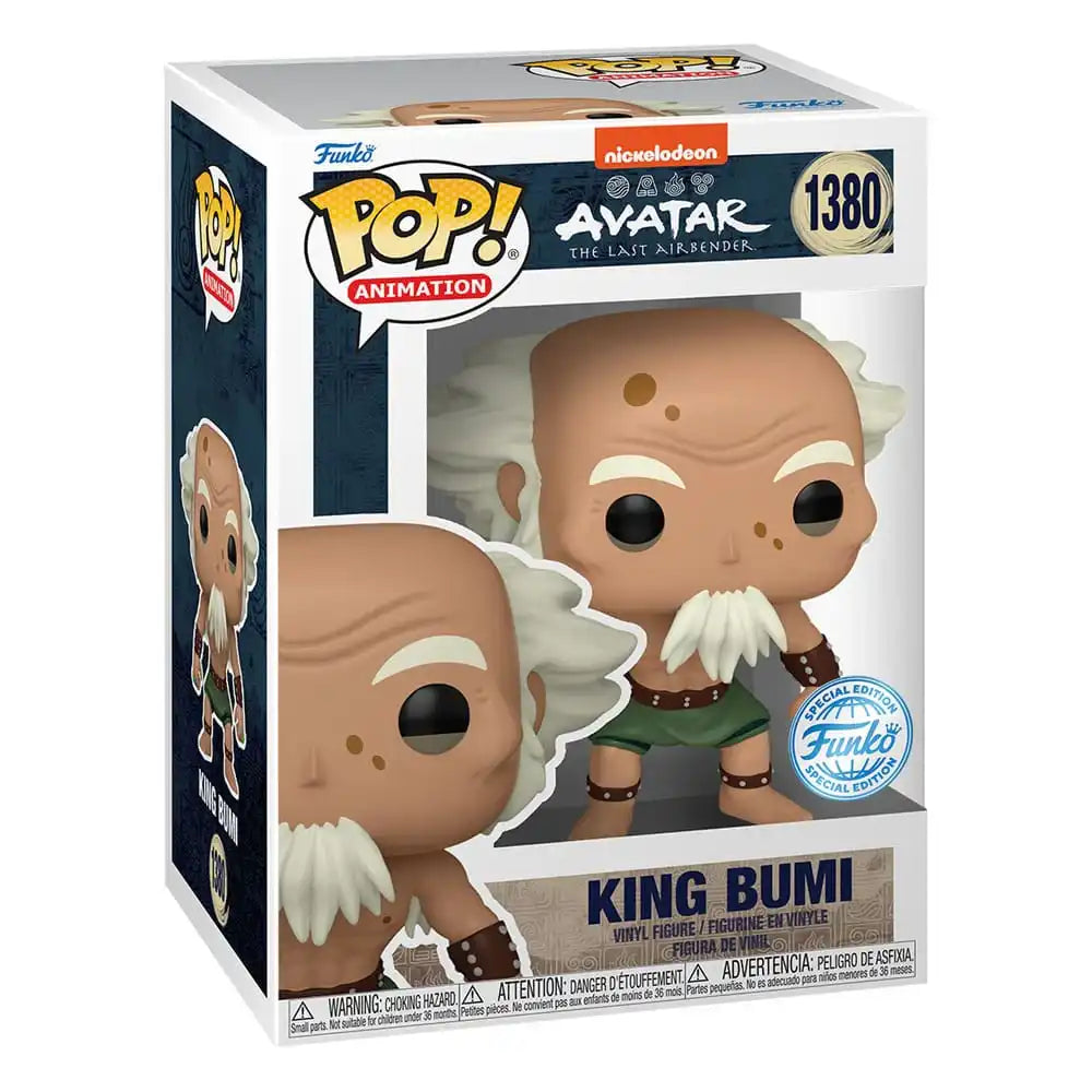 Avatar Der Herr der Elemente POP! Animation Vinyl Figur King Bumi 9 cm - Smalltinytoystore