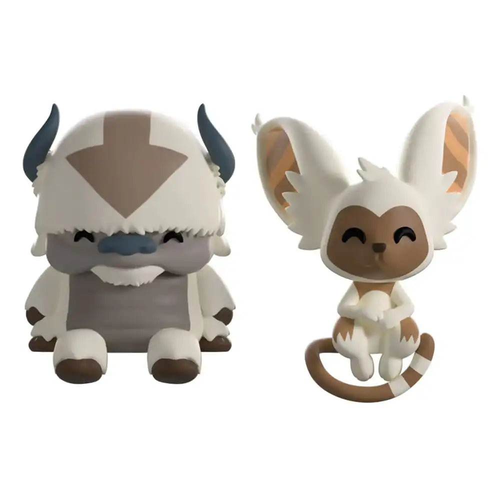 Avatar: The Last Airbender Vinyl Figuren Appa and Momo Monitor Buddiez 5 cm - Smalltinytoystore