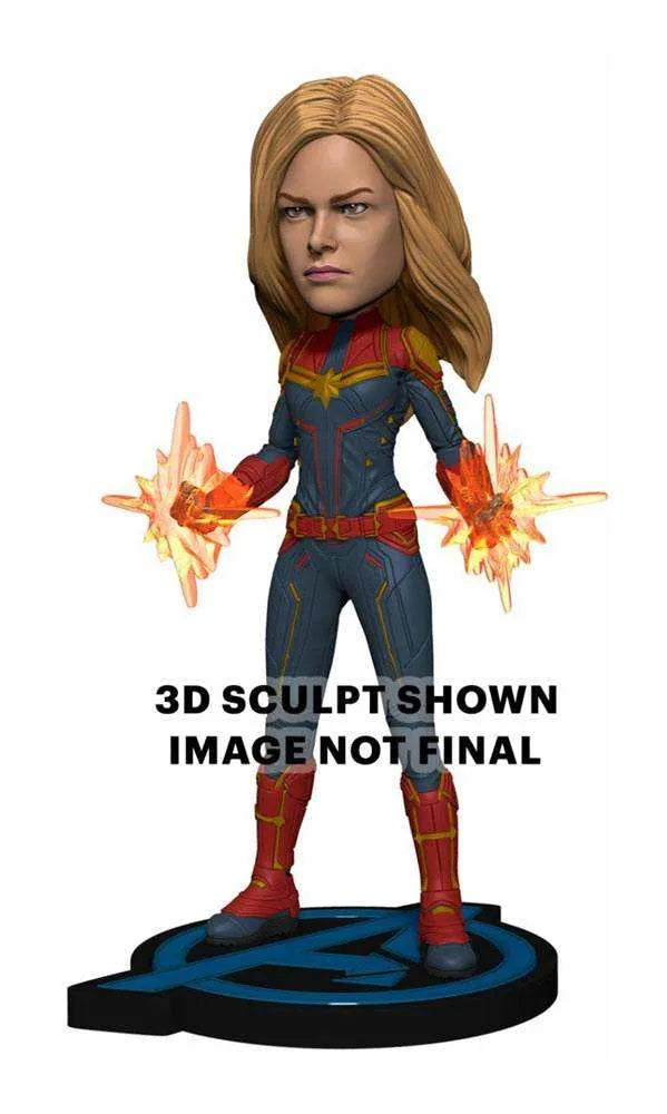 Avengers: Endgame Head Knocker Wackelkopf-Figur Captain Marvel 20 cm - Smalltinytoystore