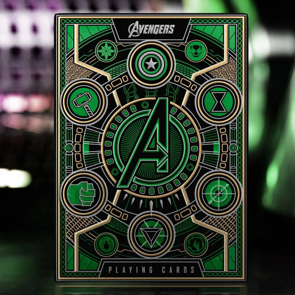 Avengers - The Infinity Saga Spielkarten Green Version - Smalltinytoystore