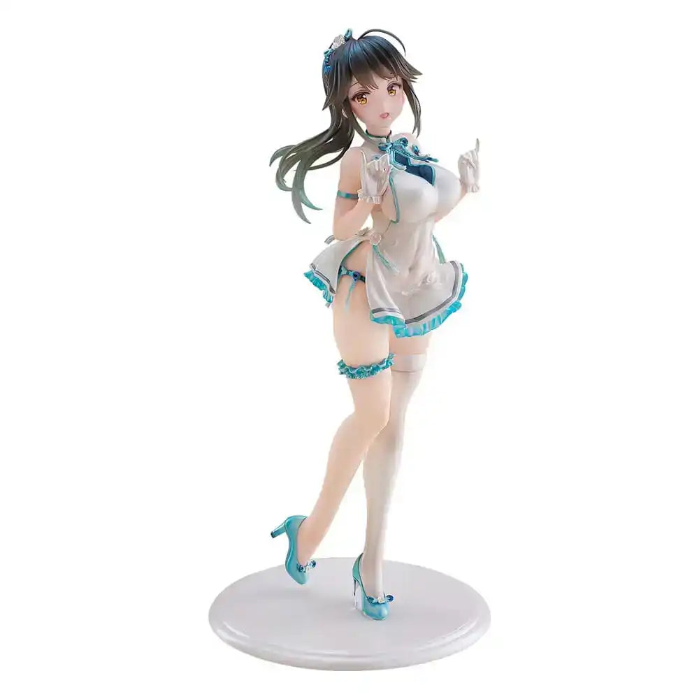Avian Romance Pink Label 5 PVC Statue 1/6 Ponytail Girl: Qipao 29 cm - Smalltinytoystore