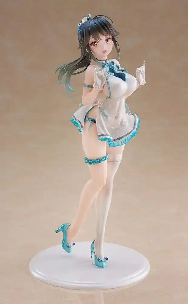 Avian Romance Pink Label 5 PVC Statue 1/6 Ponytail Girl: Qipao 29 cm - Smalltinytoystore