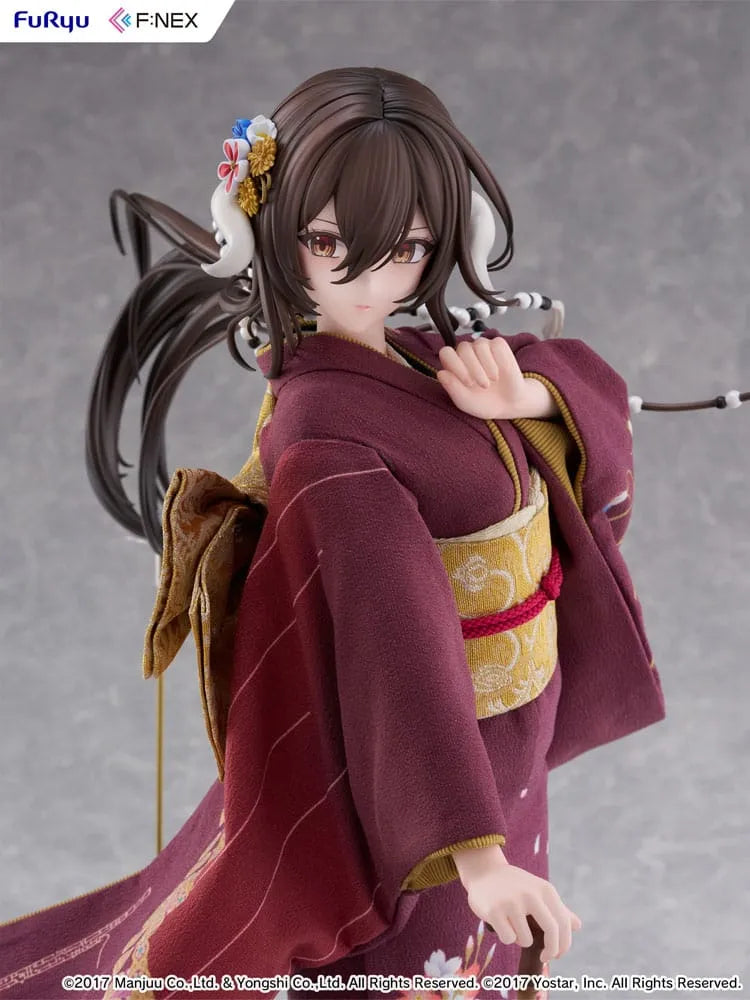 Azur Lane F:Nex PVC Statue 1/4 Mikasa blue flower komachi Ver. Japanese Doll 43 cm - Smalltinytoystore