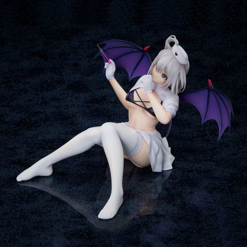 Azur Lane PVC Statue 1/4 Manchester: Midnight Devil in White 18 cm - Smalltinytoystore