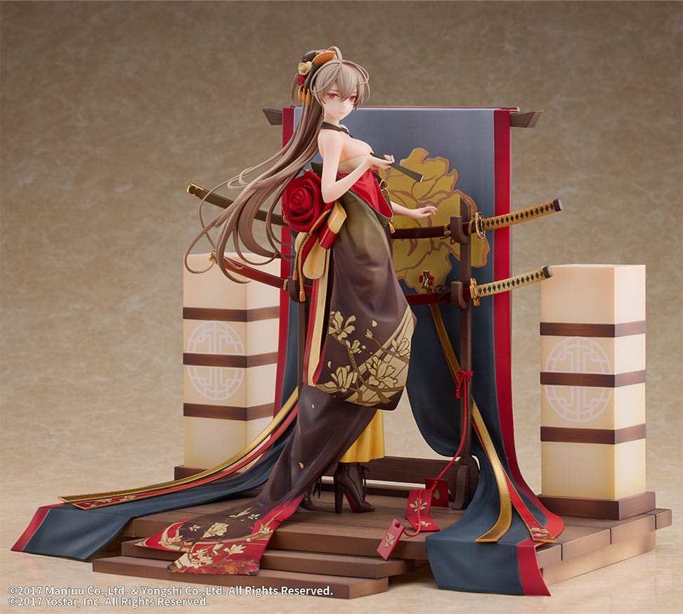 Azur Lane PVC Statue 1/7 Jean Bart Marine Sword Premier Neige Ver. 26 cm - Smalltinytoystore
