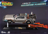 Back to the Future Egg Attack Floating Statue Back to the Future II DeLorean Deluxe Version heo EU Exclusive 20 cm - Smalltinytoystore