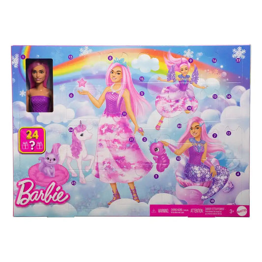 Barbie Adventskalender mit Puppe Fantasy - Smalltinytoystore