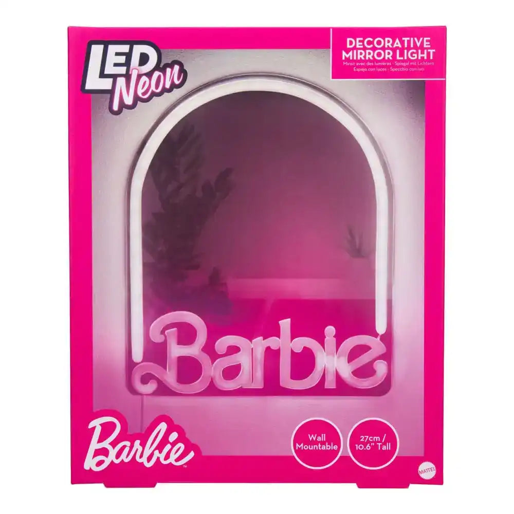 Barbie Wand-Spiegel Neon 27 cm - Smalltinytoystore