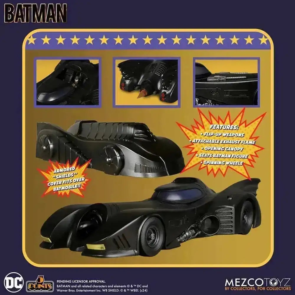 Batman (1989) 5 Points Fahrzeug Batmobile - Smalltinytoystore