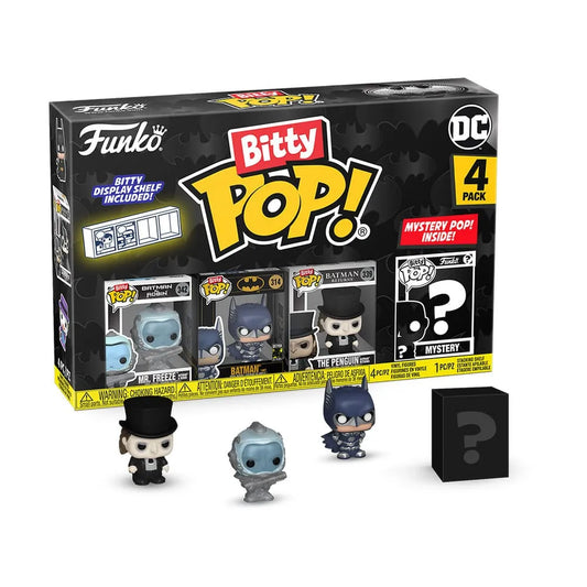 Batman 85th Anniversary Bitty POP! Vinyl Figuren 4er-Pack Freeze 2,5 cm - Smalltinytoystore