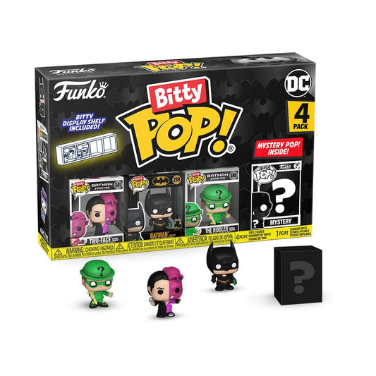 Batman 85th Anniversary Bitty POP! Vinyl Figuren 4er-Pack Two Face 2,5 cm - Smalltinytoystore