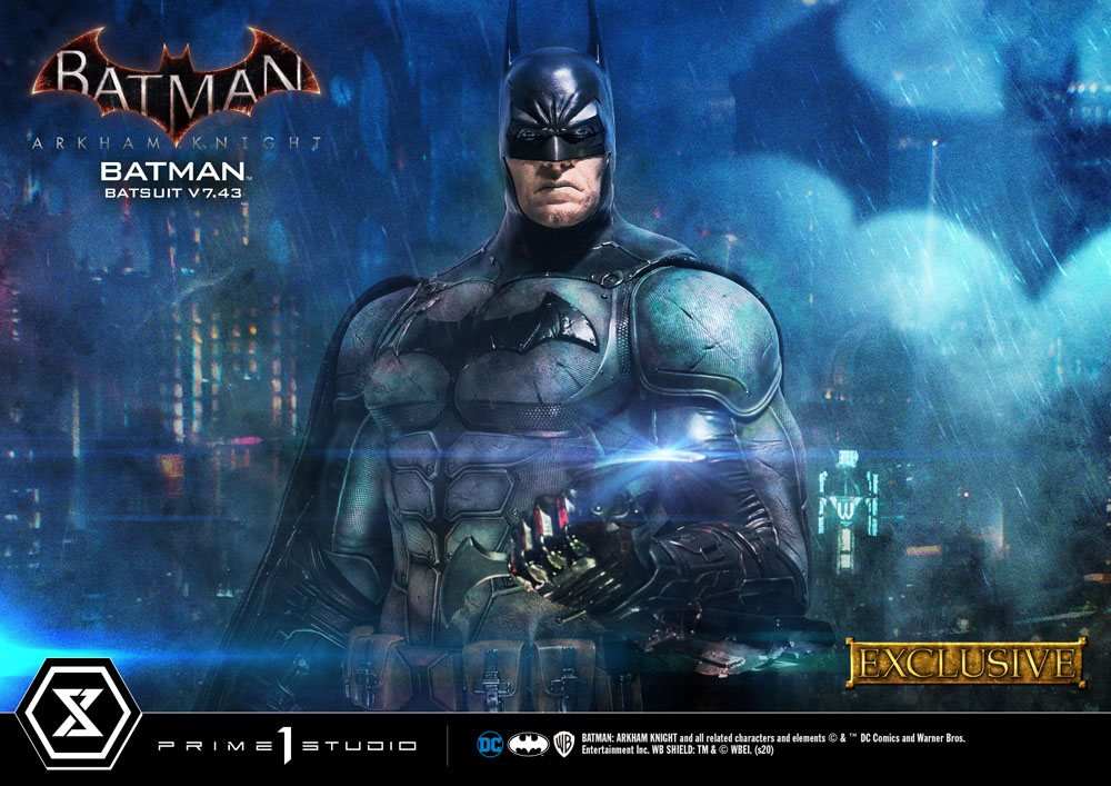 Batman Arkham Knight 1/3 Statue Batman Batsuit v7.43 Exclusive Version 86 cm - Smalltinytoystore