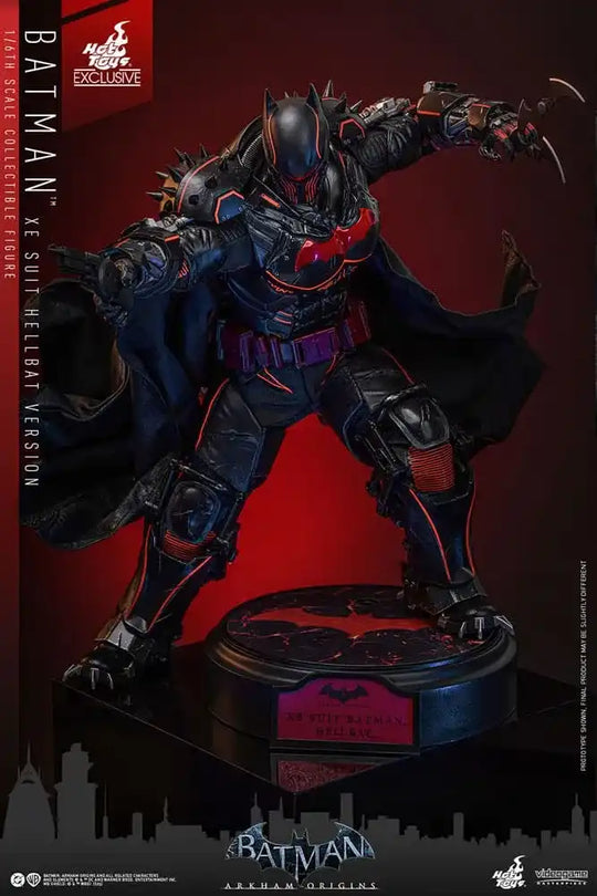 Batman Arkham Origins Videogame Masterpiece Actionfigur 1/6 XE Suit Hellbat Version Hot Toys Exclusive 33 cm