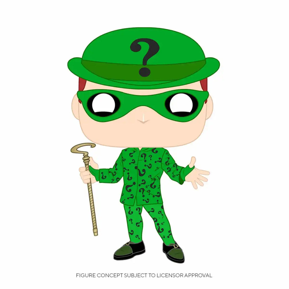 Batman Forever POP! Heroes Vinyl Figur Riddler 9 cm - Smalltinytoystore