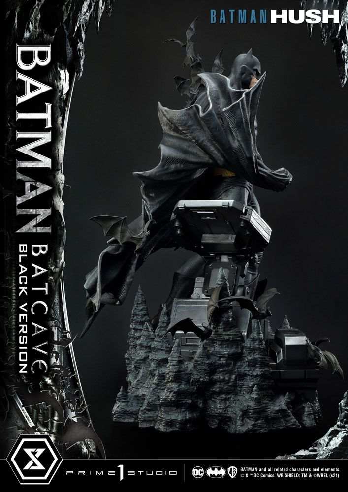 Batman Hush Statue 1/3 Batman Batcave Black Version 88 cm - Smalltinytoystore