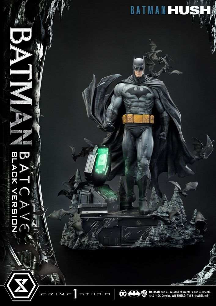 Batman Hush Statue 1/3 Batman Batcave Black Version 88 cm - Smalltinytoystore