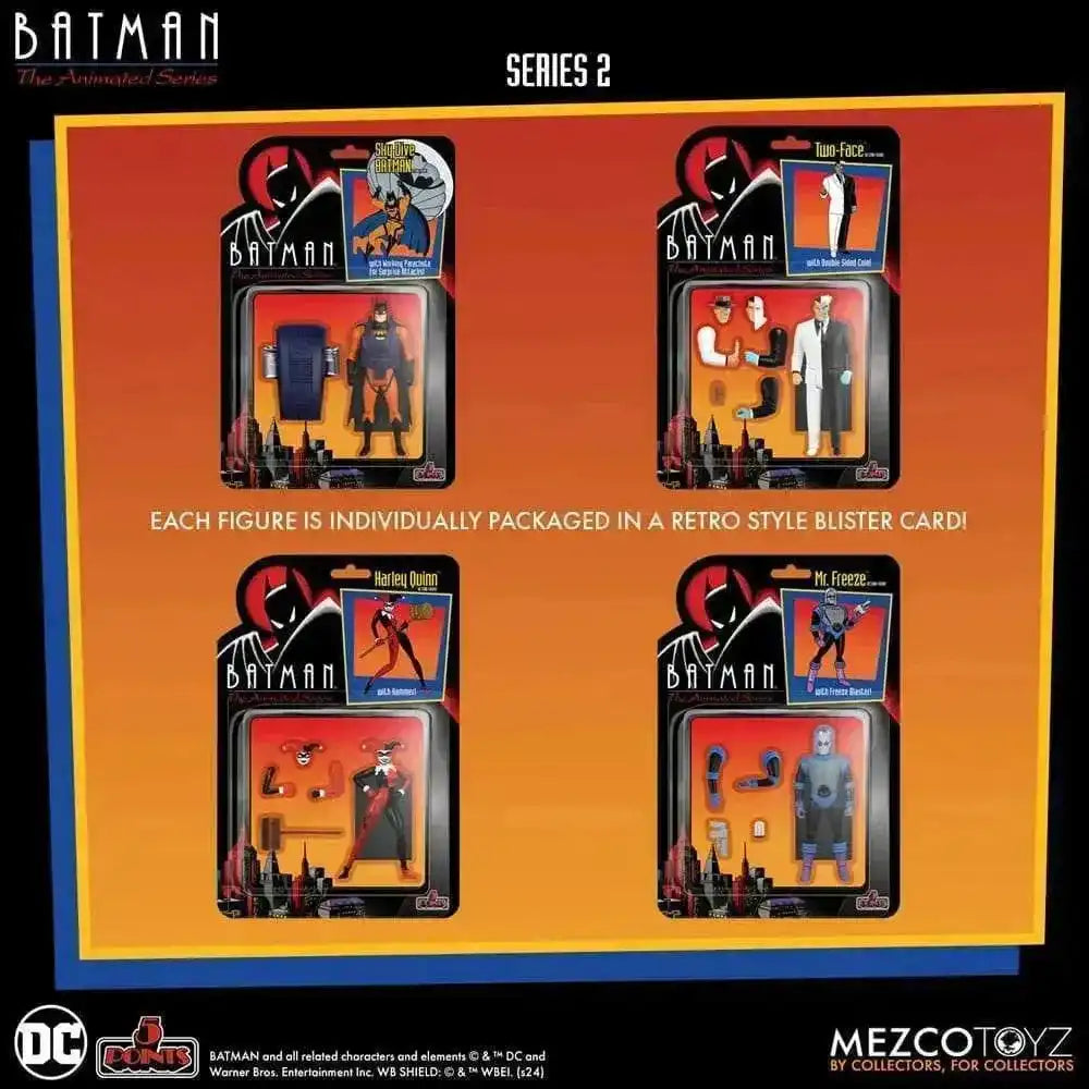 Batman The Animated Series 2 5 Points Actionfiguren Deluxe Box Set 9 cm - Smalltinytoystore