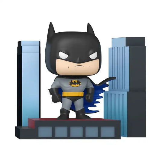Batman The Animated Series POP! Deluxe Vinyl Figur Batman on Rooftop 9 cm - Smalltinytoystore