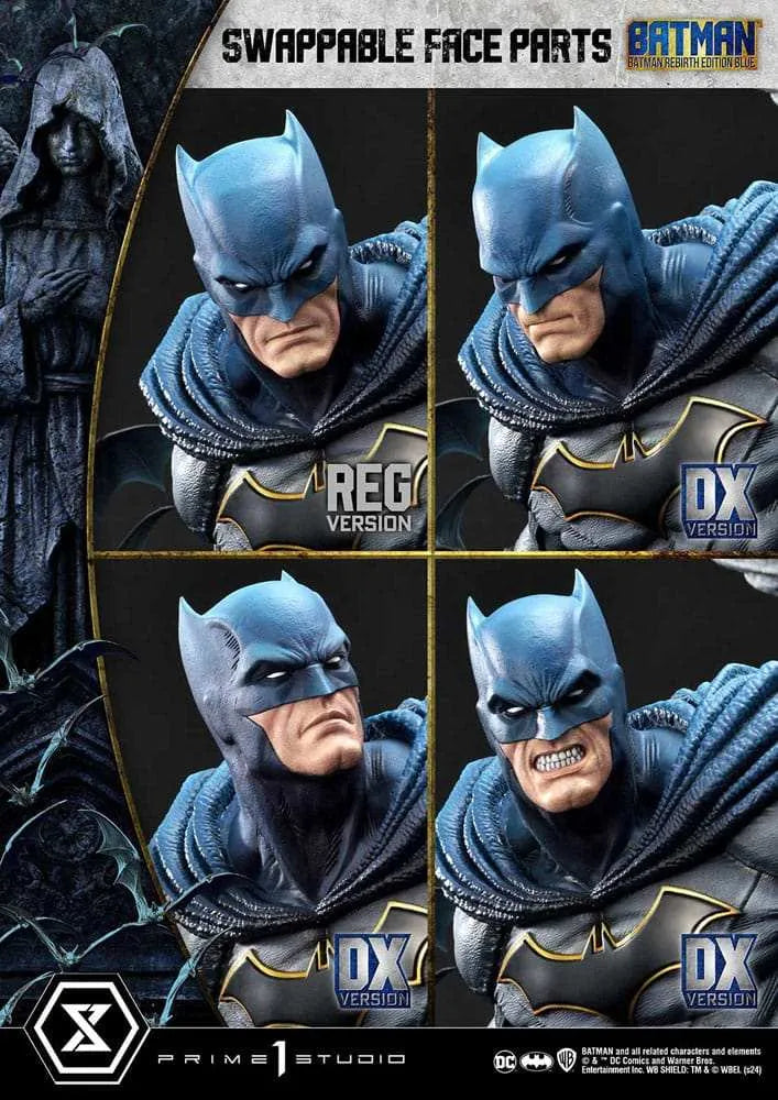 Batman Ultimate Premium Masterline Series Statue 1/4 Batman Rebirth Edition Blue Deluxe Bonus Version 71 cm - Smalltinytoystore